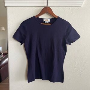 Vintage Talbots Fitted Crew Neck Tee